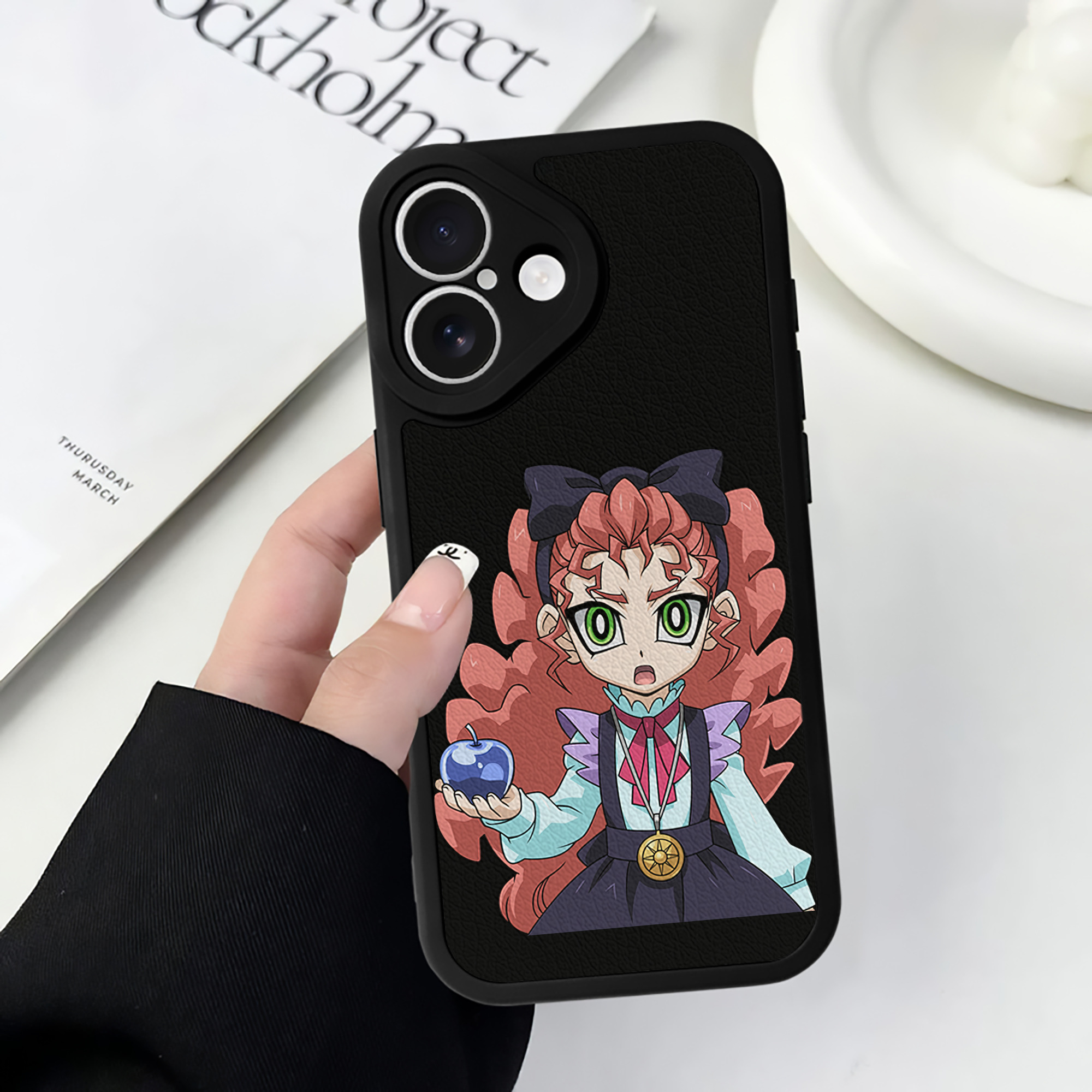 遊☆戯☆王 Yu-Gi-Oh! 【iPhone 16シリーズ対応】シリコンスマホケース（レザー調） 材質：シリコン